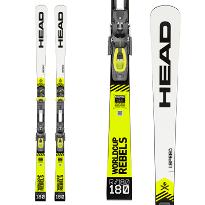 SET】HEAD WORLDCUP REBELS I.SPEED + RP EVO 14 + FR - Ski Gear and