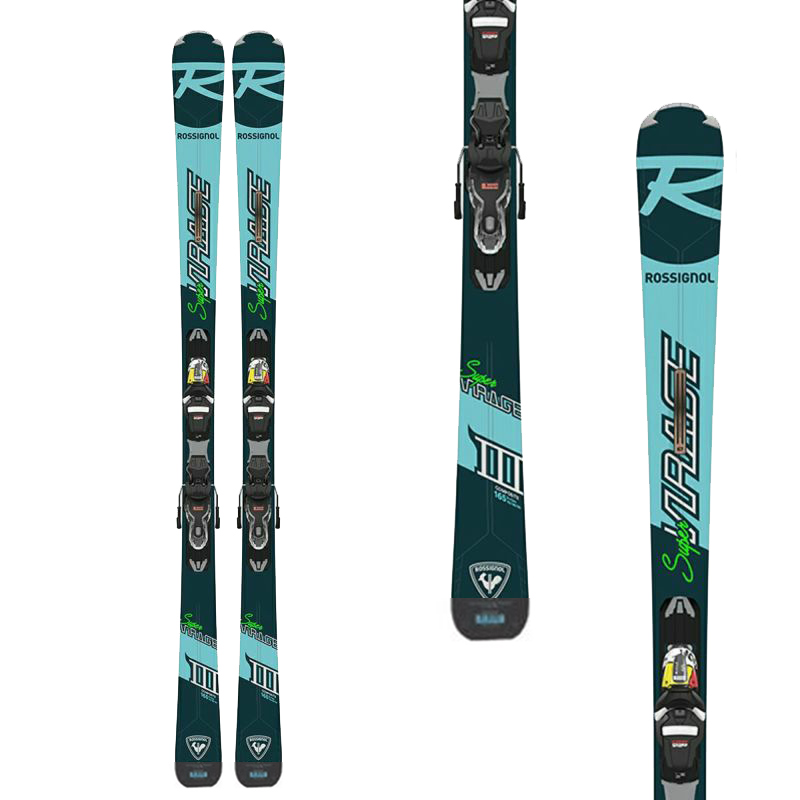 SET】ROSSIGNOL SUPER VIRAGE III XPRESS + XPRESS 1 - Ski Gear and