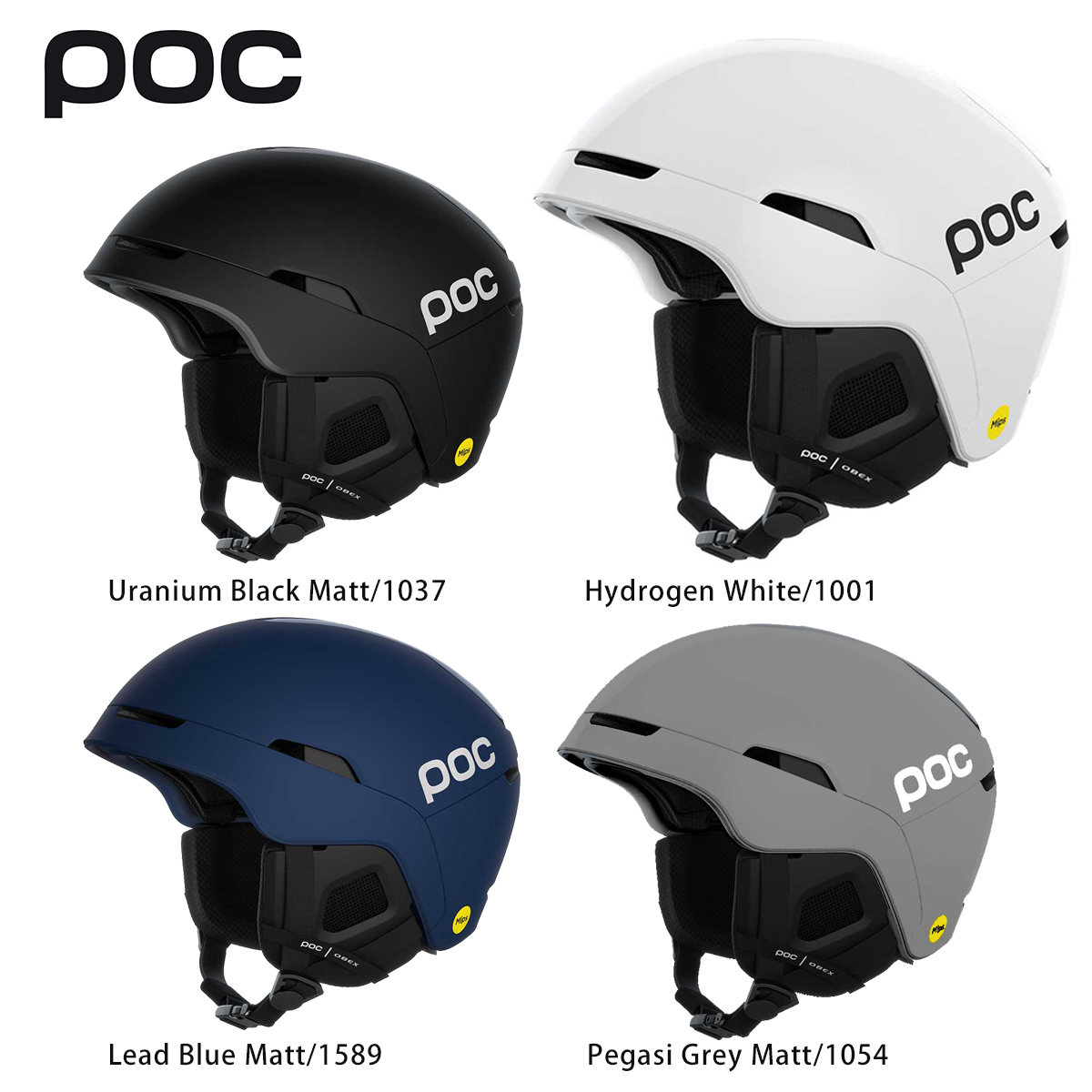 POC Obex MIPS Communication Helmet White