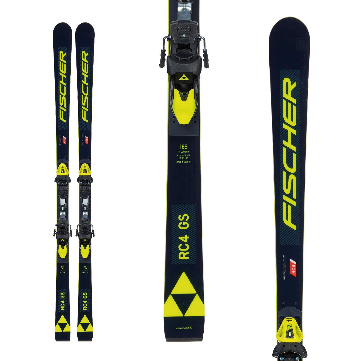 FISCHER〔Kids Junior〕／A10022+M-PLATE+RC4 Z9 GW AC - Ski Shop