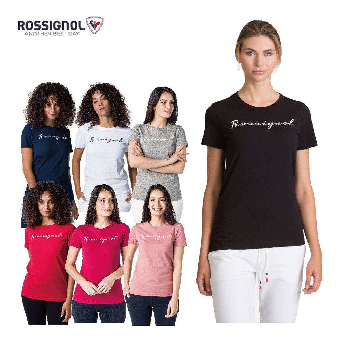 ROSSIGNOL Wear／T-Shirt W LOGO ROSSI TEE／RLKWY0 - Ski Shop - Japanese ...