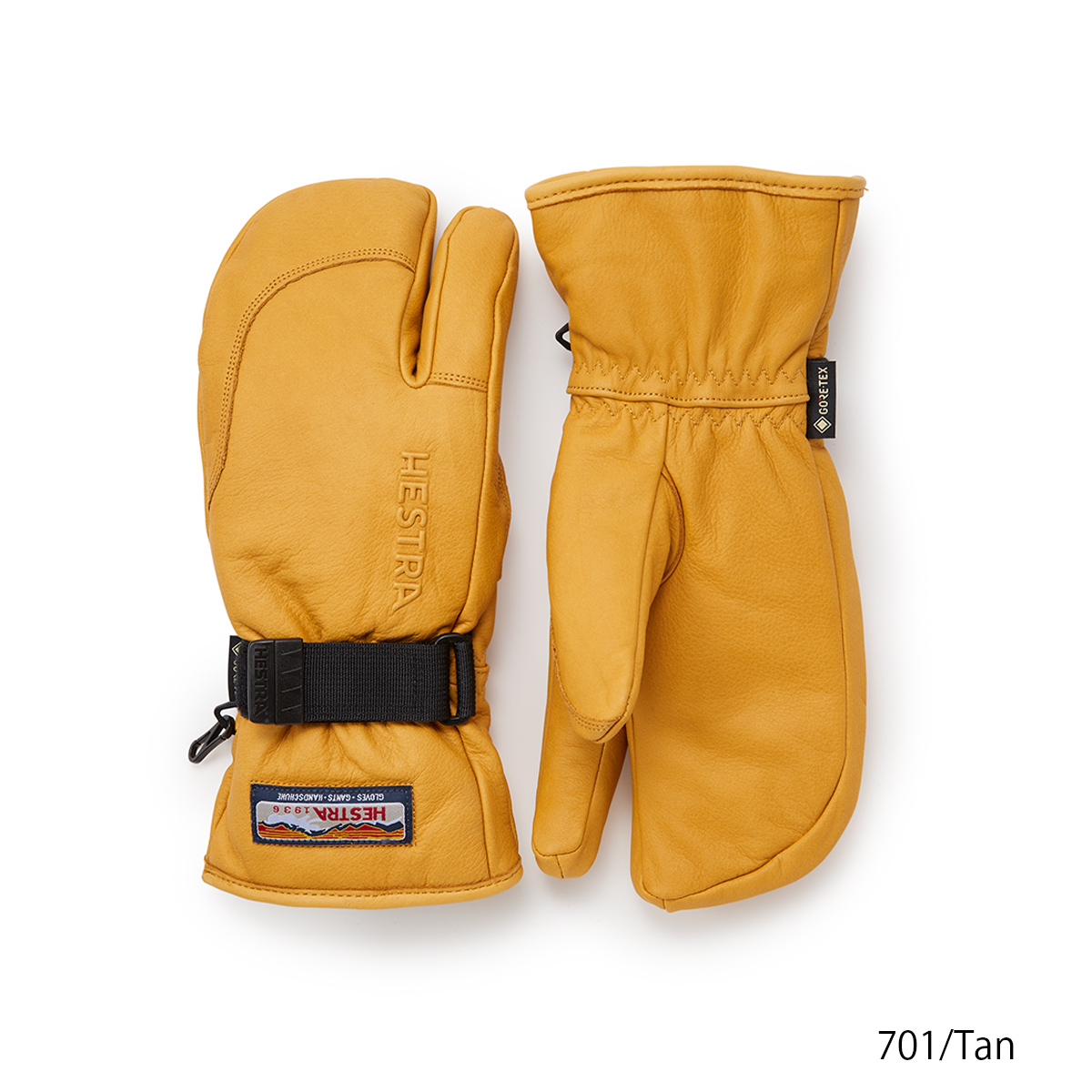 HESTRA 33882 ／ 3-Finger GTX Full Leather【GORE-TEX】 - Ski Shop 