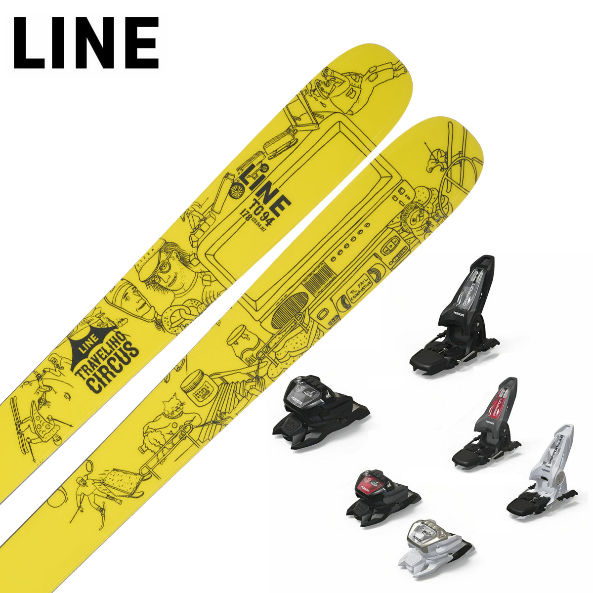スキー板 chronic LINE 171cm さり気 GRIFFON 13