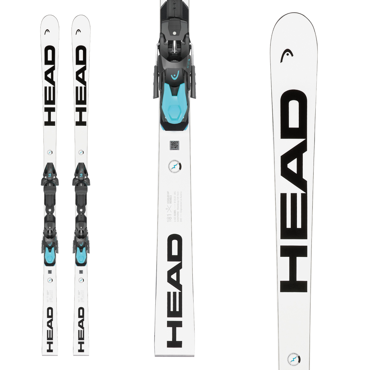 HEAD WORLDCUP REBELS E-GS RD + Race Plate WCR T - Ski Shop