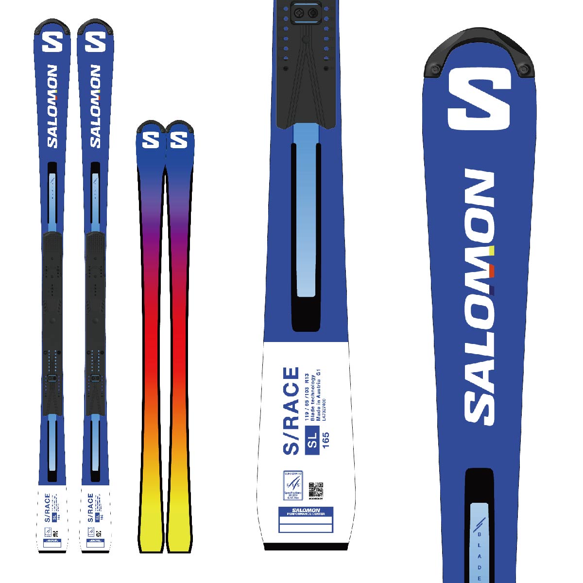 SALOMON S／RACE FIS SL 165 + ICON 24 - 2024 - Ski Shop - Japanese 