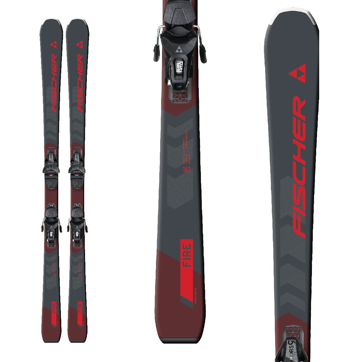 FISCHER RC FIRE + SLR PRO + RS 9 GW SLR BRAKE 78 [ - Ski Shop