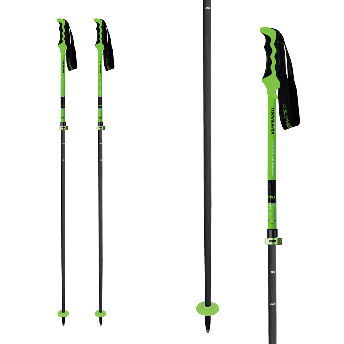 KOMPERDELL CARBON PRO VARIO JAPAN GREEN2 - 2024 - Ski Shop 