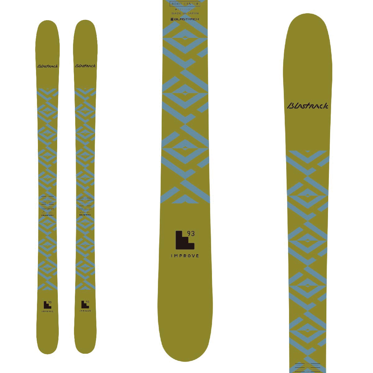 BLASTRACK IMPROVE 93 + GRIFFON 13 ID - 2024 - Ski Shop - Japanese