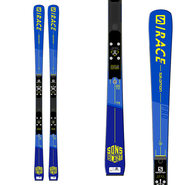 SET】SALOMON Ski S/RACE PRO GS 175 + X12 LAB Bi - Ski Gear and