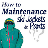 Ski wear cleaning & maintenance